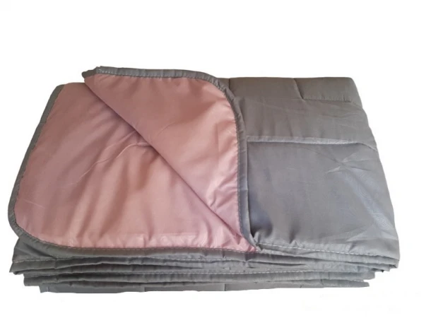 Κουβερλί 2 Όψεων Microfiber Μονό 160x240εκ. Λαχούρι 24home Grey-Pink