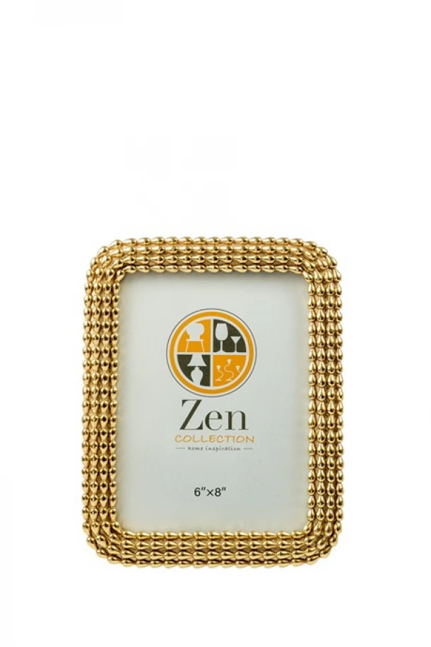 Κορνίζα Polyester Χρυσή Με Σταγόνες 15x20εκ. Zen Collection 26.14.52762