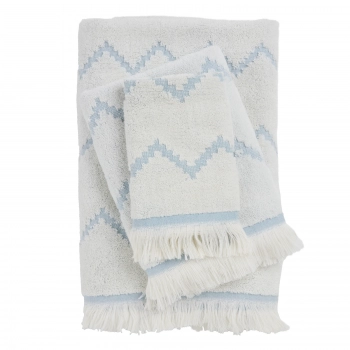 Σετ Πετσέτες 3τμχ Βαμβακερές Best 0870 Dusty Blue Das Home