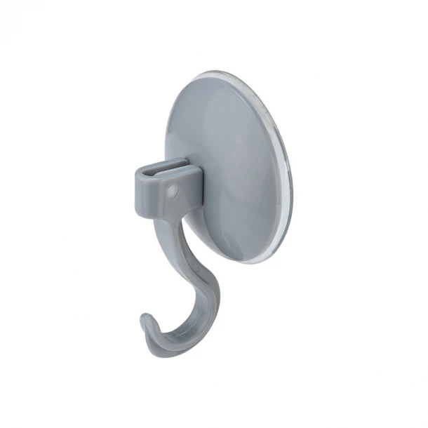 Κρεμάστρα Πετσέτας Πλαστική Γκρι 5x5x8,5εκ. Estia 02-25281