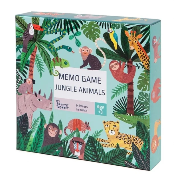 Memo Game Jungle Animals Petit Monkey PTM-PMG010