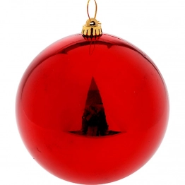 Σετ 24τμχ Χριστουγεννιάτικη Μπάλα Πλαστική Κόκκινη 3εκ. iliadis 72342