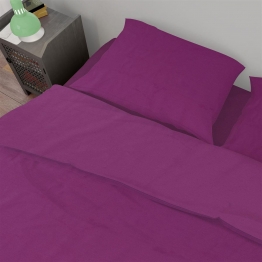 Σεντόνι Μεμονωμένο Βαμβακερό King Size Solid 504 240X270 Magenta DimCol