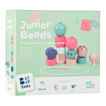 Ξύλινο Παιχνίδι Λεπτής Κινητικότητας Με Χάντρες Bs Toys GA533