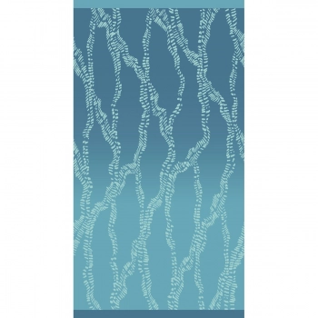 Πετσέτα Θαλάσσης Βαμβακερή Velour Blue 86x160εκ. Chain Melinen 20004867