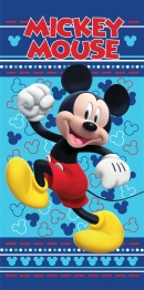 Πετσέτα Θαλάσσης Παιδική Quick Dry Microfiber 70x140εκ. Disney Home Mickey 541 Sky Blue Dimcol