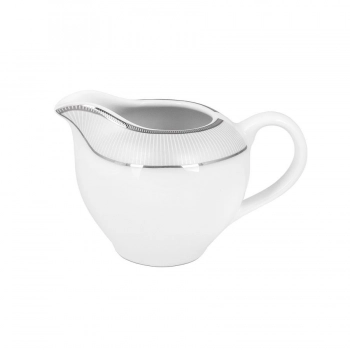 Γαλατιέρα Πορσελάνης Λευκή 300ml Classic Stripes Oriana Ferelli PR17310213