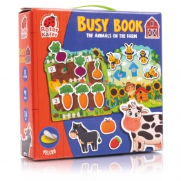 Busy Book Με Velcro Ζωάκια Στη Φάρμα Roter Kafer RK1170-02