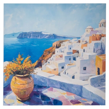 Πίνακας Καμβάς Greek Island 80x80εκ. iliadis 92698