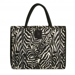 Τσάντα Θαλάσσης Polyester 46x36εκ. Essential 4038 Μαύρη-Taupe Greenwich Polo Club