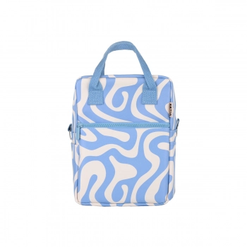 Τσάντα Φαγητού Ισοθερμική PVC Leather Ocean Waves 7lt-20x14x27εκ. Save The Aegean Estia 01-41830