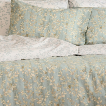 Ζεύγος Μαξιλαροθήκες Polycotton 50x70εκ. Botan Aqua Casual Line Mini Melinen 20004781