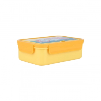 Φαγητοδοχείο Παιδικό 3 Θέσεων Πλαστικό Με Πιρούνι-Κουτάλι-Μαχαίρι 1400ml-20x13,2x7εκ. Fortress Dragon Save The Aegean Estia 01-33620