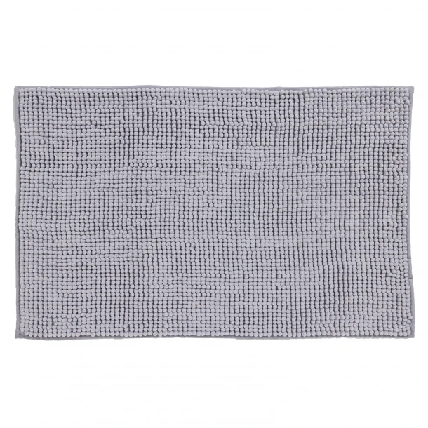 Ταπέτο Μπάνιου Αντιολισθητικό Chenille 60x90εκ. Bathmats 0774 Γκρι Das Home