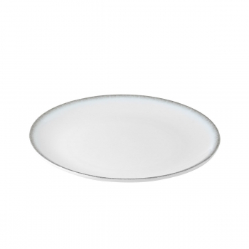 Πιατέλα Σερβιρίσματος Πορσελάνης Pearl White Estia 31εκ. 07-15497