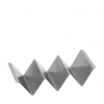 Σταντ Για Tacos Ανοξείδωτο 18/10 Ασημί Snow ESPIEL 21x10x4,7εκ. FEV136