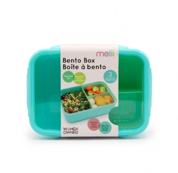 Φαγητοδοχείο 3 Θέσεων 1250ml Bento New Blue-Mint Melii MEL21951
