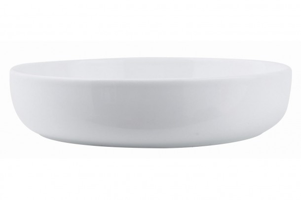 Μπωλ Σερβιρίσματος Πορσελάνης Λευκό Coupe Φ18,2x5,8εκ. Oriana Ferelli XGCQB00500