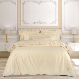 Σετ Σεντόνια Βαμβακοσατέν King 250x270εκ. Classic 2334 Cream Greenwich Polo Club