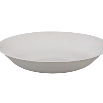 Πιάτο Βαθύ Φαγητού Γυάλινο Λευκό 24εκ. Aria Eaton ME23004324