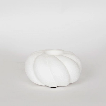 Κηροπήγιο Κεραμικό Λευκό 15x7,5εκ. ESTHETI 752-25021