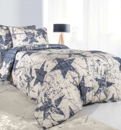 Σετ Σεντόνια 3τμχ Βαμβακερά Μονά 160x250εκ. Galaxy Saint Clair