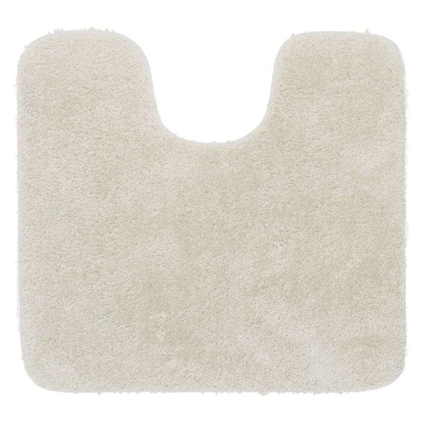 Ταπέτο Λεκάνης Αντιολισθητικό Polyester 55x60εκ. Angora Off-White Sealskin 800124