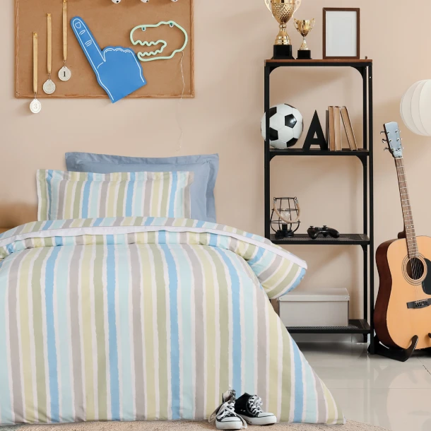 Πάπλωμα Polycotton Παιδικό Μονό 160x240εκ. Multicolor 4991 Das Kids