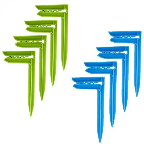 ΚλΙπ Σετ 4τμχ Άμμου Για Πετσέτα Παραλίας 15x7,5εκ. Summer Tiempo 42-3046