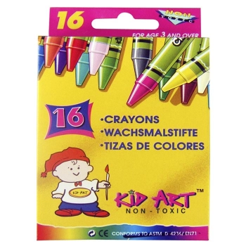 Σετ Κηρομπογιές 16 Χρωμάτων Justnote 60-288