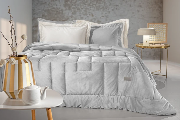 Πάπλωμα Βελουτέ Υπέρδιπλο 220x240εκ. Scarlett Perla Guy Laroche