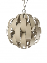 Φωτιστικό Οροφής Μεταλλικό Μπεζ 50x50x53εκ. Zen Collection 25.16.51592