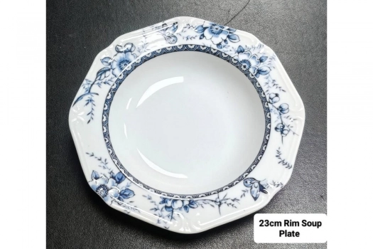 Πιάτο Βαθύ Πορσελάνης 23εκ. Tiffany Blue Oriana Ferelli PR24324B02