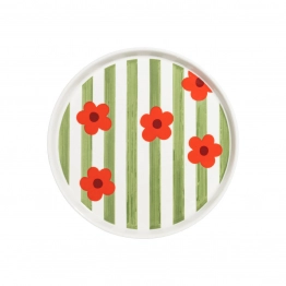 Πιάτο Φρούτου Πορσελάνης 20,5x1,7εκ. Bloomlines Estia 07-38991