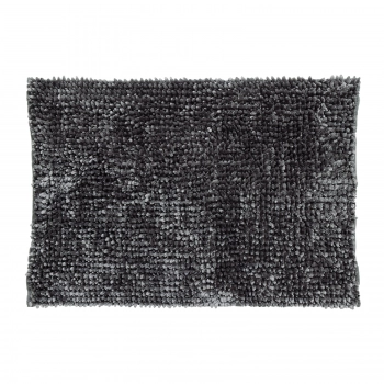 Ταπέτο Μπάνιου Αντιολισθητικό Chenille 60x90εκ. Bathmats 0779 Ανθρακί Das Home
