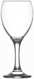 Ποτήρι Κρασιού Γυάλινο Διάφανο Empire LAV 245ml LVEMP55325Z