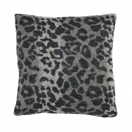 Διακοσμητικό Μαξιλάρι Μάλλινο-Polyester 40x40εκ. Throws 0860 Black Das Home