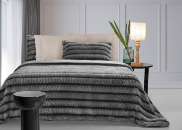 Κουβέρτα Ultrasoft King 260x240εκ. Galezze Black Guy Laroche