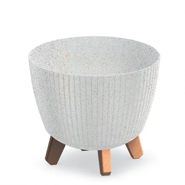 Κασπώ Πλαστικό Λευκό Φ29x24εκ. Lamia Eco Wood iliadis 775005