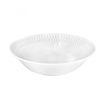 Σαλατιέρα Πορσελάνης White PW43 Diamante Oriana Ferelli 23εκ. PRPW430007