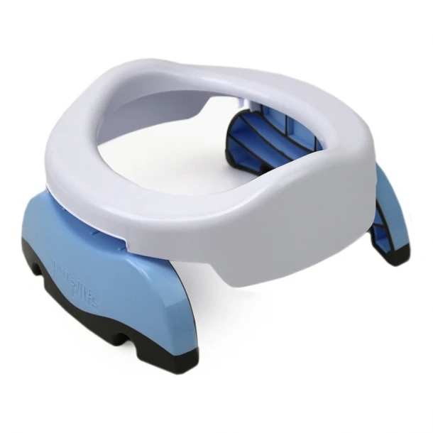 Γιο-γιο Ταξιδίου & Εκπαιδευτικό Κάθισμα Τουαλέτας Μπλε-Λευκό 2 Σε 1  Γιο-γιο Και Μειωτήρας Λεκάνης Potette plus 5601
