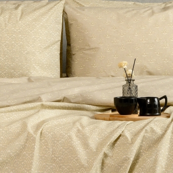 Ζεύγος Μαξιλαροθήκες Βαμβακερές 50x70εκ. Chantal Beige Ultra Line Melinen 20004571