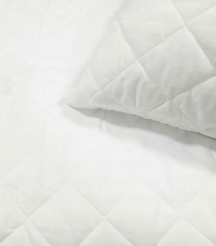 Επίστρωμα Καπιτονέ King 180x200+35εκ. Stipe Microfiber Λευκό