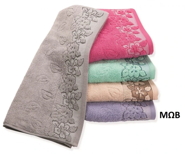 Πετσέτα Βαμβακερή Ζακάρ Μεμονωμένη Σώματος 70x140εκ. Zero Twist Ερατώ Μωβ DimCol