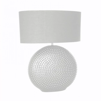 Φωτιστικό Επιτραπέζιο Κεραμικό Λευκό 50,5x26x65εκ. Art Et Lumiere 30192