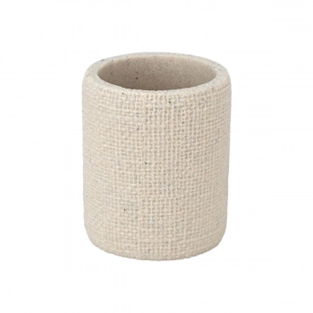 Ποτηροθήκη Ρητίνης Μπεζ 7,5x9εκ. Jute Estia 02-25830