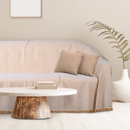 Ριχτάρι Βαμβακερό Διθέσιος 180x250εκ. Throws Line 0258 Ώχρα Das Home