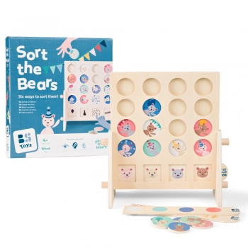 Σκορ Με Αρκουδάκια 100% FSC Wood Bs Toys GA566