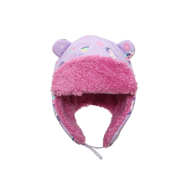 Αδιάβροχο Σκουφάκι Fleece-Sherpa 2-4 Χρονών Trapper Hat Unicorn Flapjackkids FJKTH736M