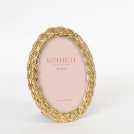 Κορνίζα Polyresin Χρυσή 13x18εκ. ESTHETI 756-12033